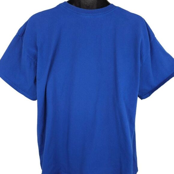 Vintage Nike T Shirt Mens Size 2XL Blue Y2K Streetwear - Picture 3 of 5